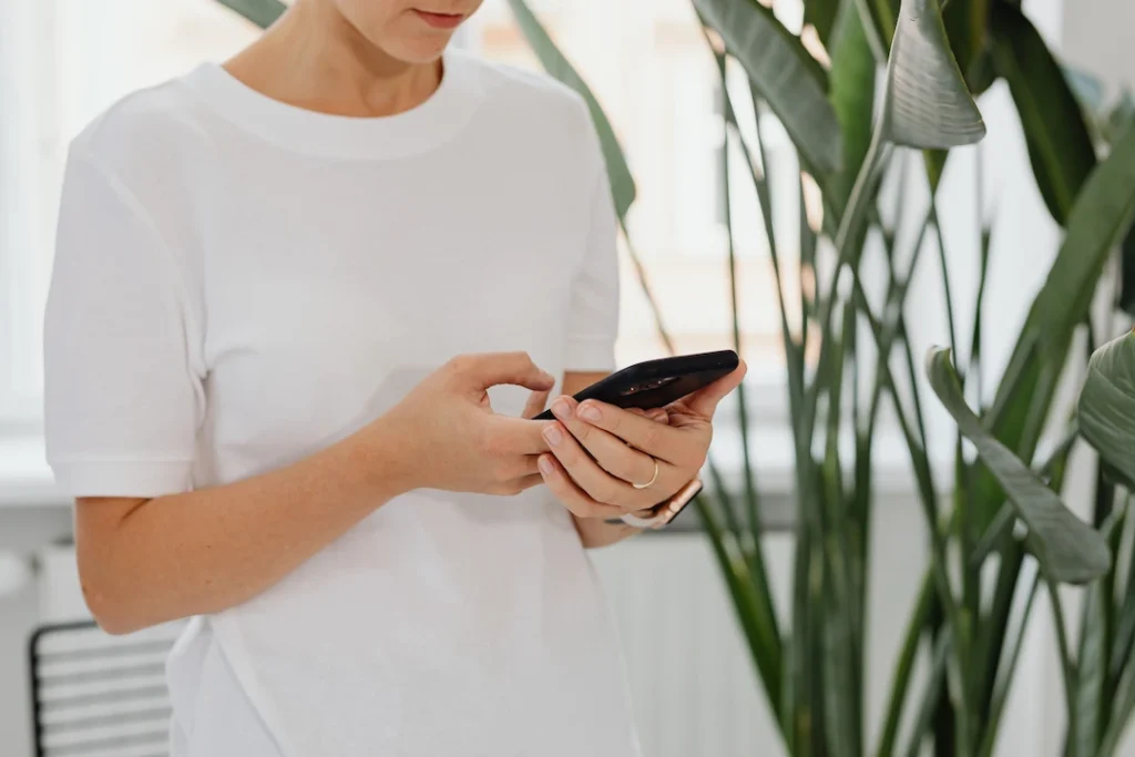 A new patient searching for a primary care physician on their mobile device